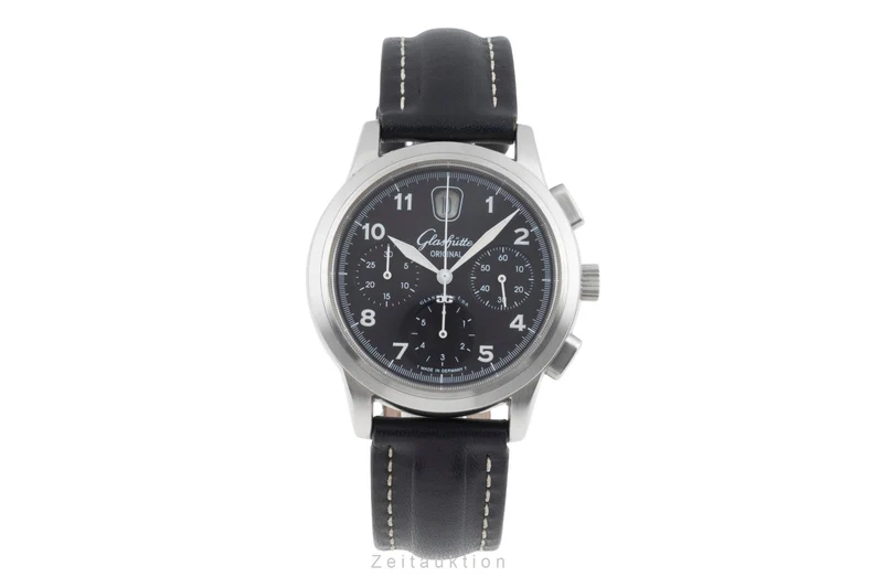 Glashütte Navigator chronograph steel automatic men's watch 39-32-13-17-04 LP: 14900EUR [2505212]