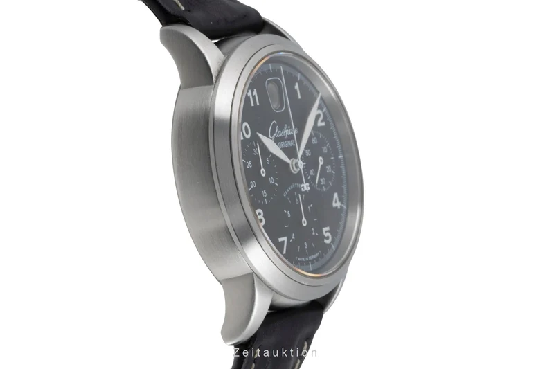 Glashütte Navigator chronograph steel automatic men's watch 39-32-13-17-04 LP: 14900EUR [2505212]