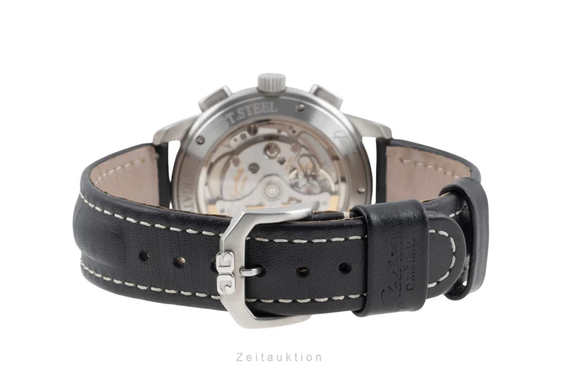 Glashütte Navigator chronograph steel automatic men's watch 39-32-13-17-04 LP: 14900EUR [2505212]