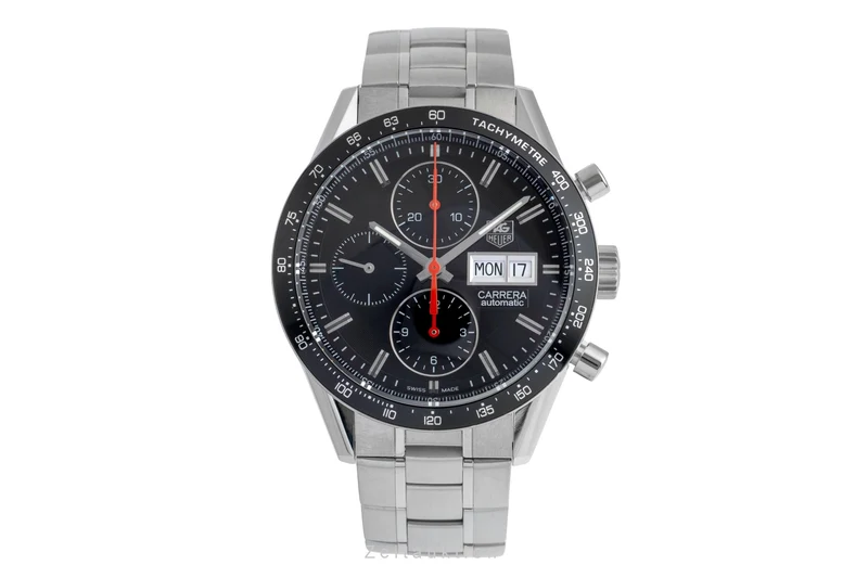 Tag Heuer Carrera chronograph steel automatic men's watch CV201AH.BA0725 [2504441]