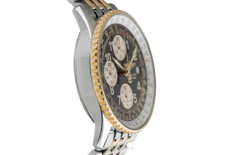 Breitling Old Navitimer chronograph steel / gold automatic men's watch D13022 [2504470]