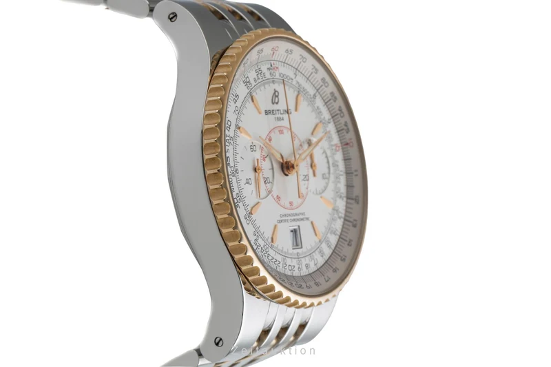 Breitling Montbrillant chronograph steel / gold automatic men's watch C23340 [2504807]