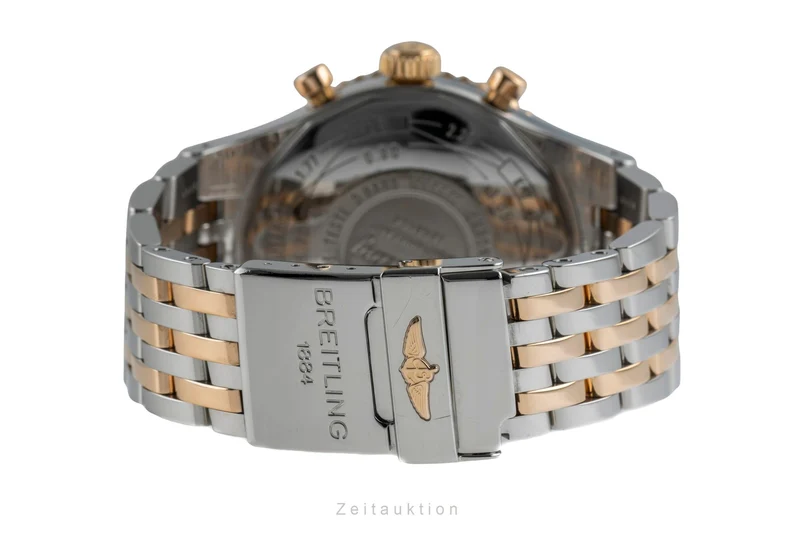 Breitling Montbrillant chronograph steel / gold automatic men's watch C23340 [2504807]
