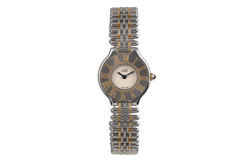 Cartier Ligne 21 gilt / steel quartz women's watch [2504118]