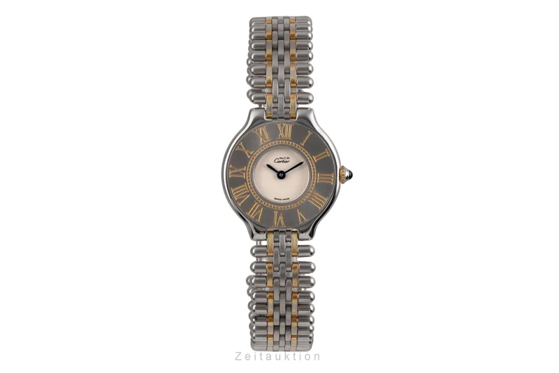 Cartier Ligne 21 gilt / steel quartz women's watch [2504118]