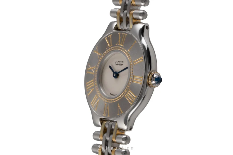 Cartier Ligne 21 gilt / steel quartz women's watch [2504118]