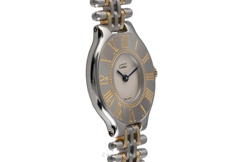 Cartier Ligne 21 gilt / steel quartz women's watch [2504118]