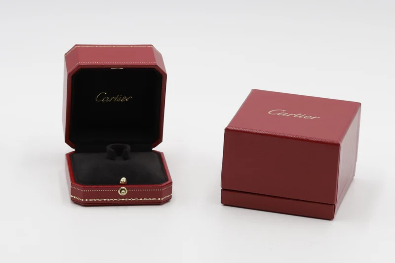 Cartier Trinty Ring 18k white gold rose gold yellow gold size 53 with box retail price: 2,360,- €[KL26022]