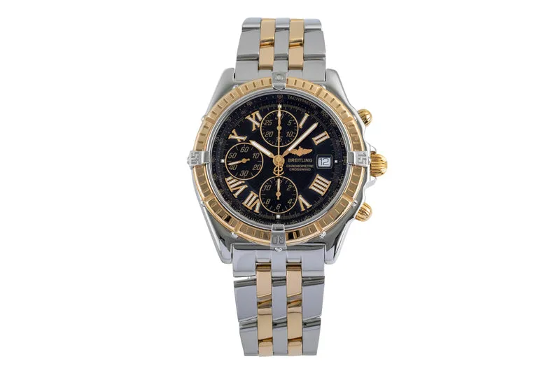Breitling Crosswind chronograph steel / gold automatic men's watch B13355 [2505164]