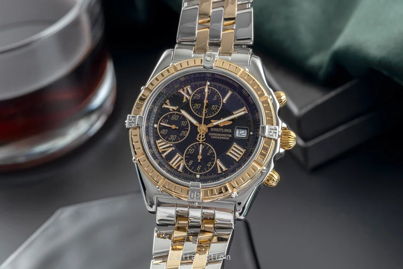 Breitling Crosswind chronograph steel / gold automatic men's watch B13355 [2505164]