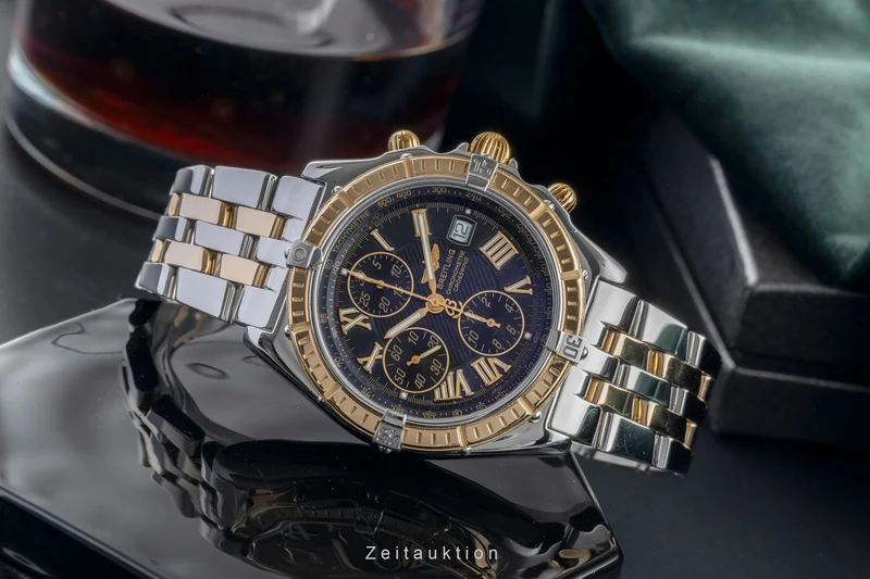 Breitling Crosswind chronograph steel / gold automatic men's watch B13355 [2505164]