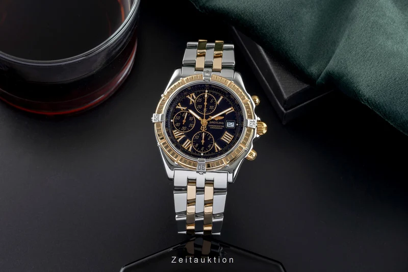 Breitling Crosswind chronograph steel / gold automatic men's watch B13355 [2505164]
