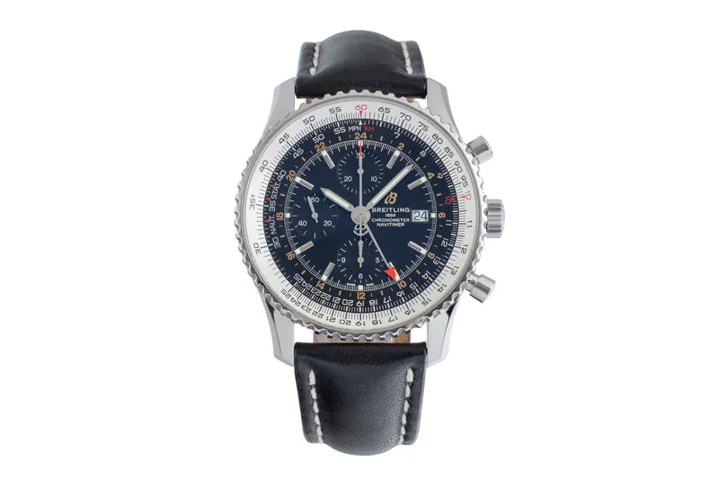 Breitling Navitimer 01 46 chronograph steel automatic men's watch A24322 121B2A1 [2505351]