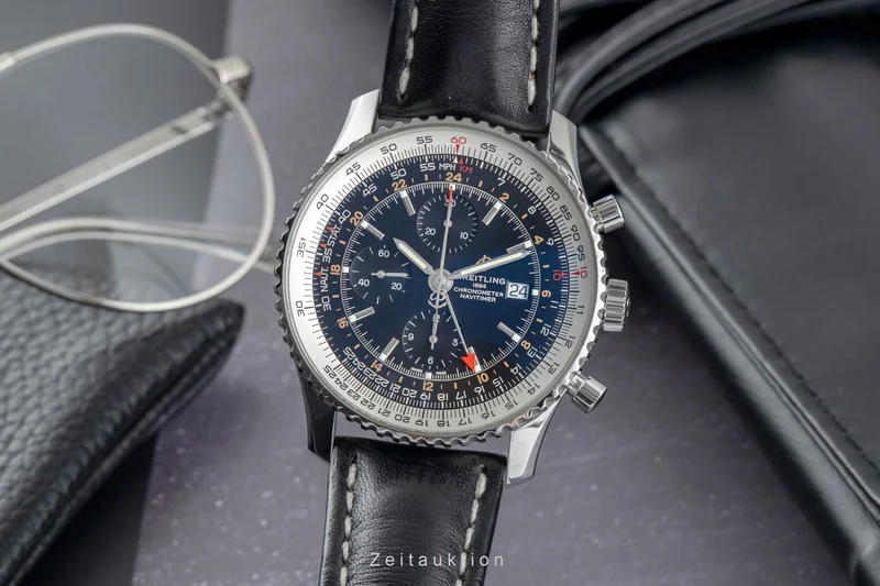 Breitling Navitimer 01 46 chronograph steel automatic men's watch A24322 121B2A1 [2505351]