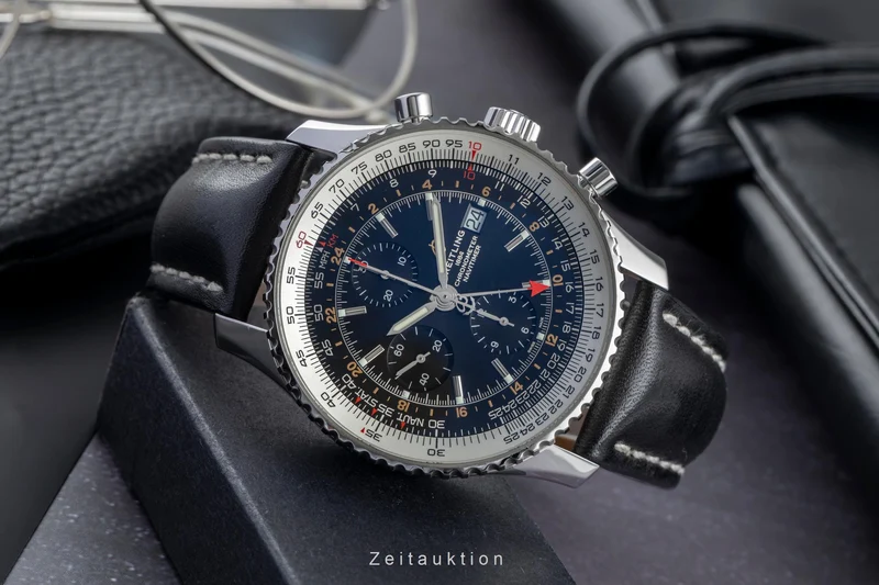 Breitling Navitimer 01 46 chronograph steel automatic men's watch A24322 121B2A1 [2505351]