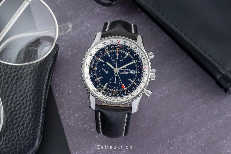 Breitling Navitimer 01 46 chronograph steel automatic men's watch A24322 121B2A1 [2505351]