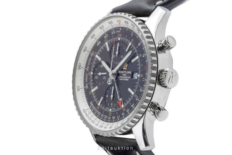 Breitling Navitimer 01 46 chronograph steel automatic men's watch A24322 121B2A1 [2505351]