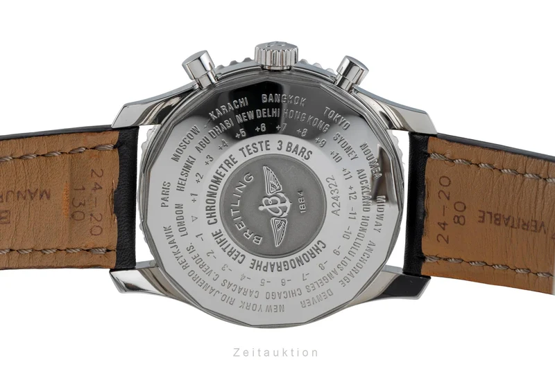 Breitling Navitimer 01 46 chronograph steel automatic men's watch A24322 121B2A1 [2505351]