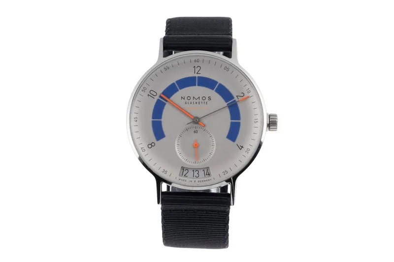 Nomos Autobahn steel automatic men's watch 1303 LP: 4240EUR [2505214]