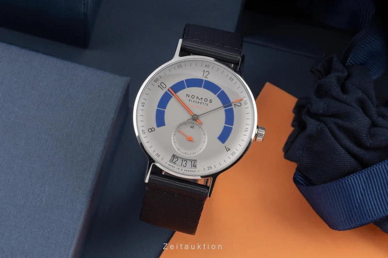 Nomos Autobahn steel automatic men's watch 1303 LP: 4240EUR [2505214]