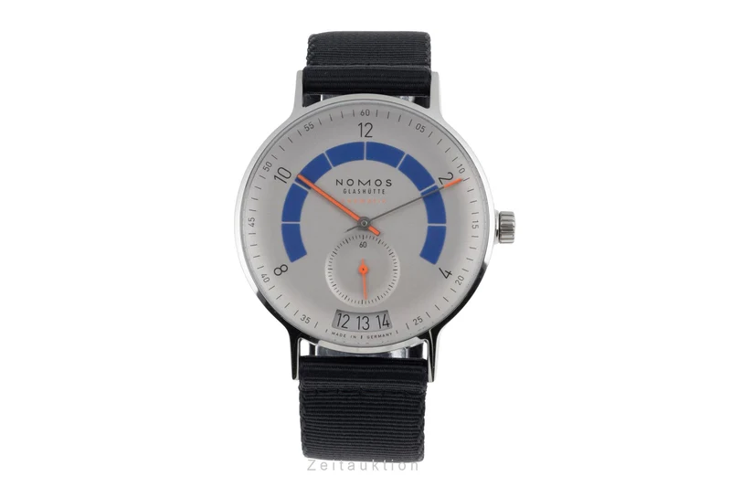 Nomos Autobahn steel automatic men's watch 1303 LP: 4240EUR [2505214]
