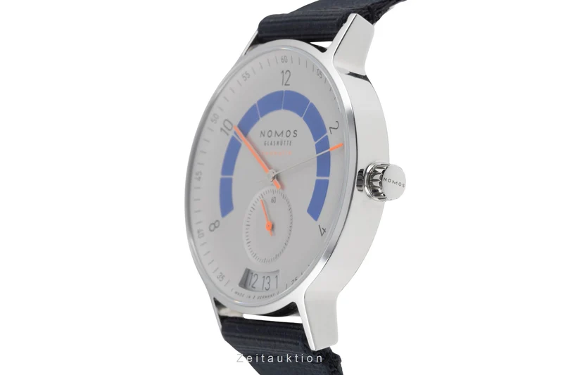 Nomos Autobahn steel automatic men's watch 1303 LP: 4240EUR [2505214]