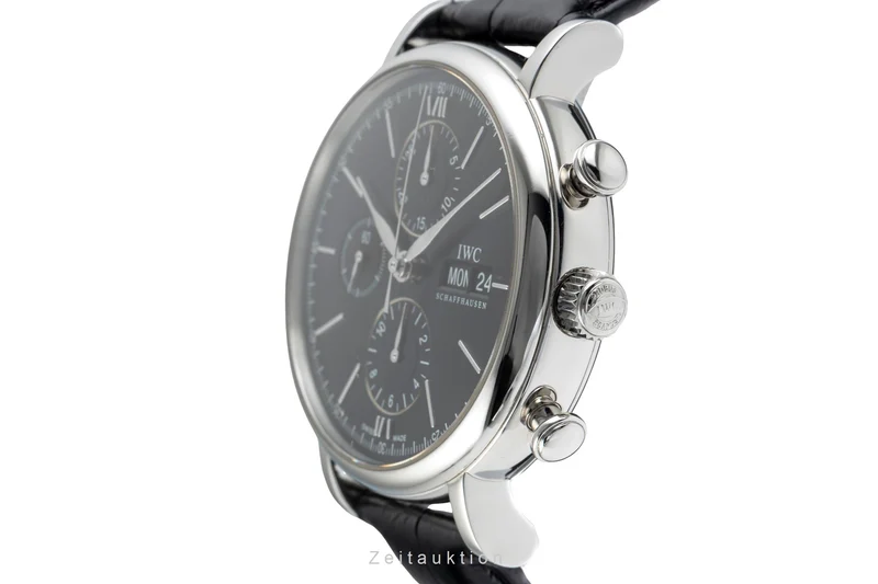 IWC Portofino chronograph steel automatic men's watch IW391002 LP: 7100EUR [2505365]
