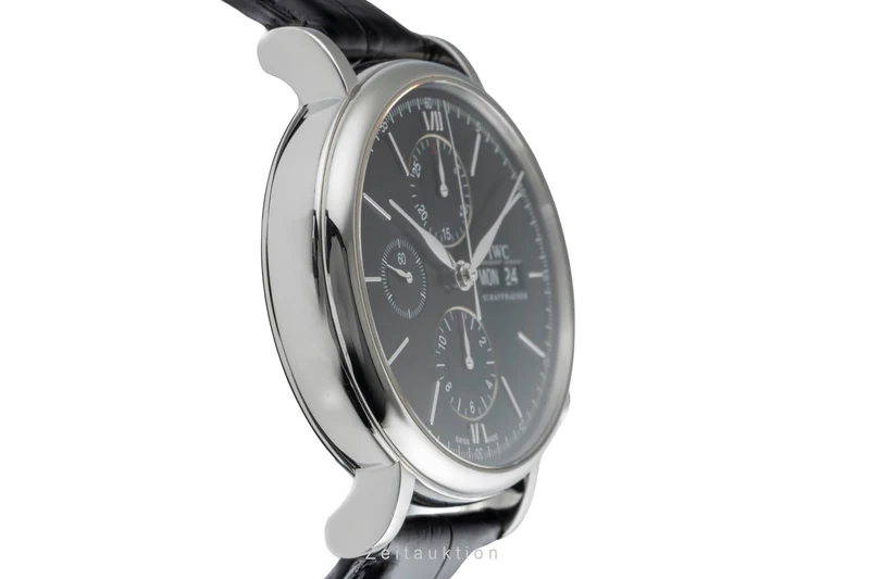 IWC Portofino chronograph steel automatic men's watch IW391002 LP: 7100EUR [2505365]