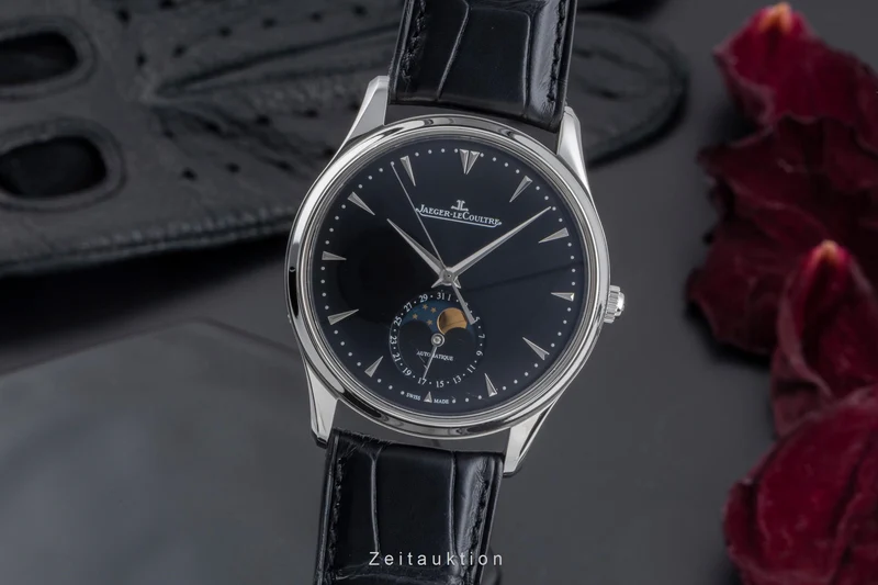 Jaeger LeCoultre Master Ultra Thin steel automatic men's watch Q1368470 176.8.64.S LP: 12500EUR [2504529]