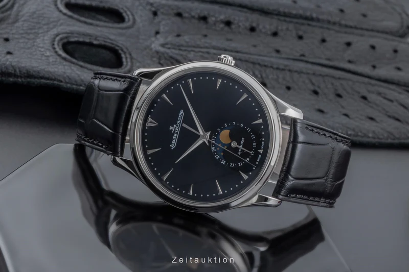 Jaeger LeCoultre Master Ultra Thin steel automatic men's watch Q1368470 176.8.64.S LP: 12500EUR [2504529]