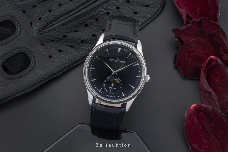 Jaeger LeCoultre Master Ultra Thin steel automatic men's watch Q1368470 176.8.64.S LP: 12500EUR [2504529]