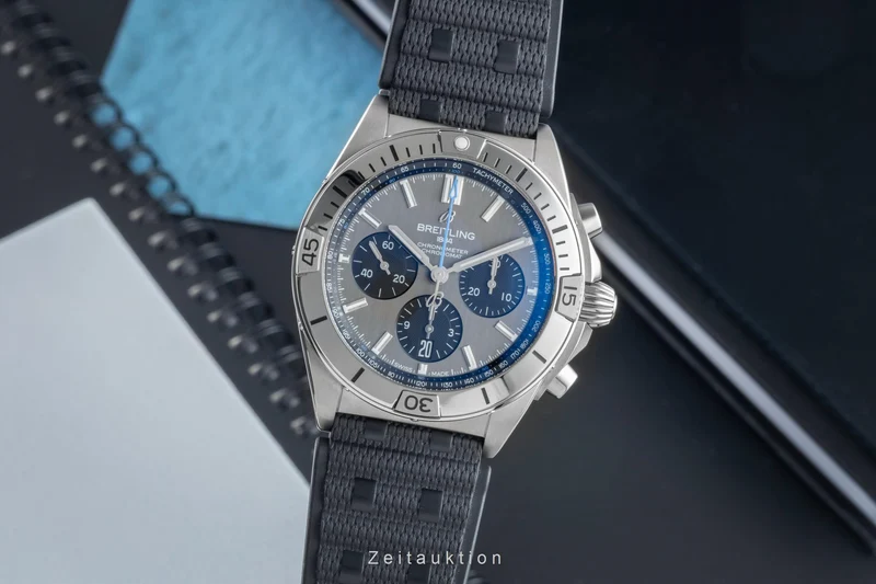 Breitling Chronomat chronograph titanium automatic men's watch EB0134101M1S1 LP: 9800EUR [2505624]