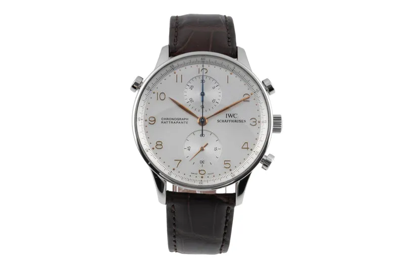 IWC Portugieser chronograph steel manual winding men's watch IW371202 [2504697]