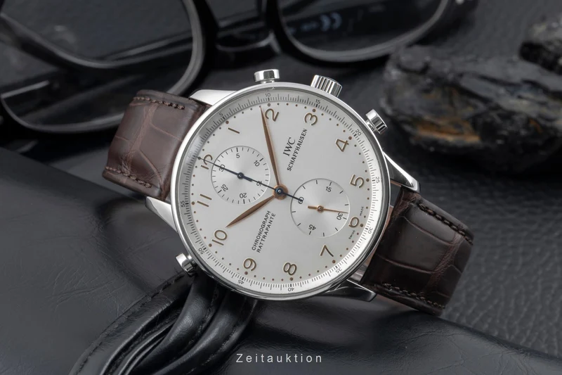 IWC Portugieser chronograph steel manual winding men's watch IW371202 [2504697]