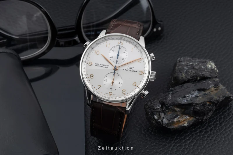 IWC Portugieser chronograph steel manual winding men's watch IW371202 [2504697]