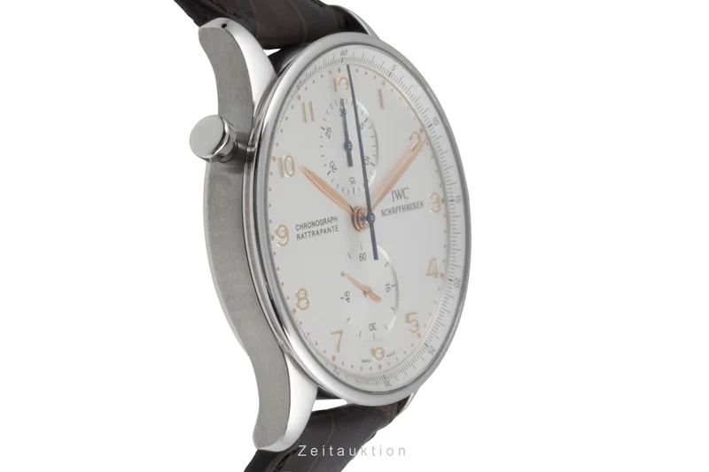 IWC Portugieser chronograph steel manual winding men's watch IW371202 [2504697]