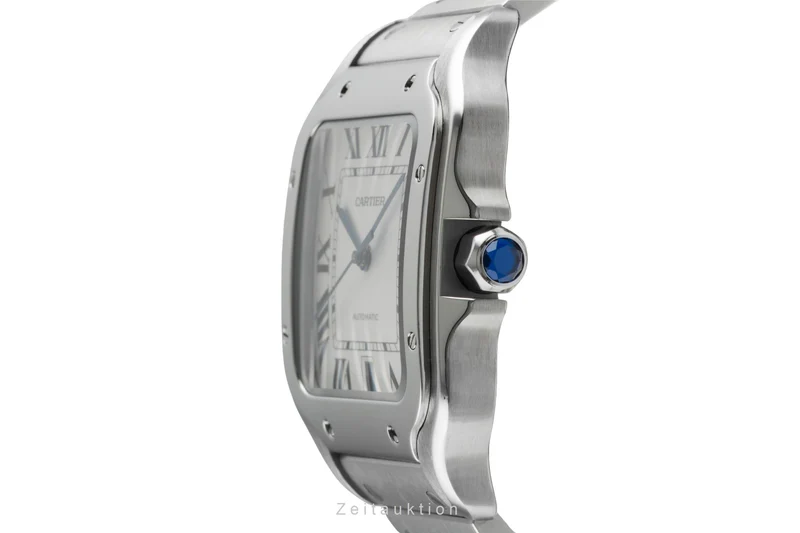 Cartier Santos steel automatic men's watch WSSA0009 LP: 8850EUR [2504673]
