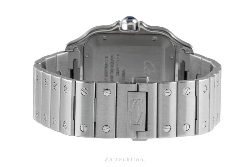 Cartier Santos steel automatic men's watch WSSA0009 LP: 8850EUR [2504673]