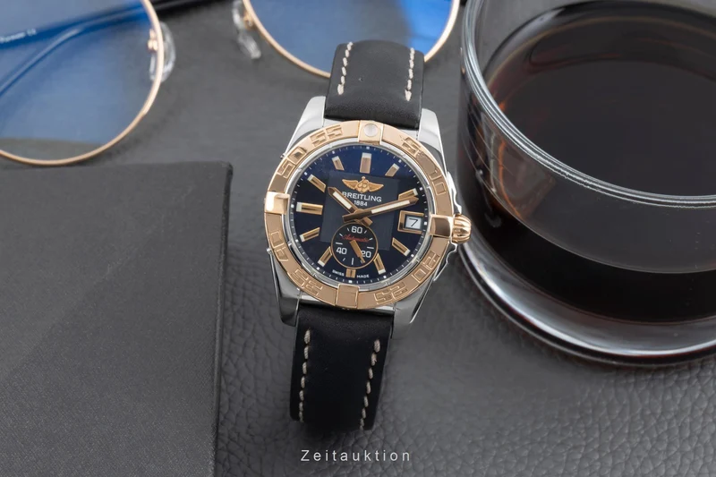 Breitling Galactic steel / gold automatic men's watch C37330 [2504696]