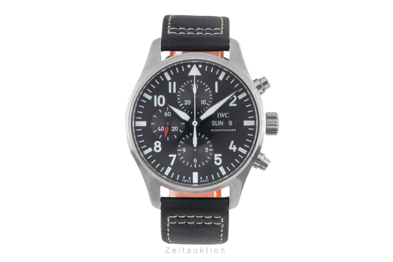 IWC Fliegerchronograph chronograph steel automatic men's watch IW377709 LP: 7300EUR [2505461]