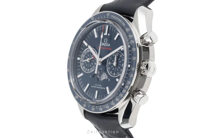 Omega Speedmaster chronograph steel automatic men's watch 304.33.44.52.03.001 LP: 12000EUR [2504675]