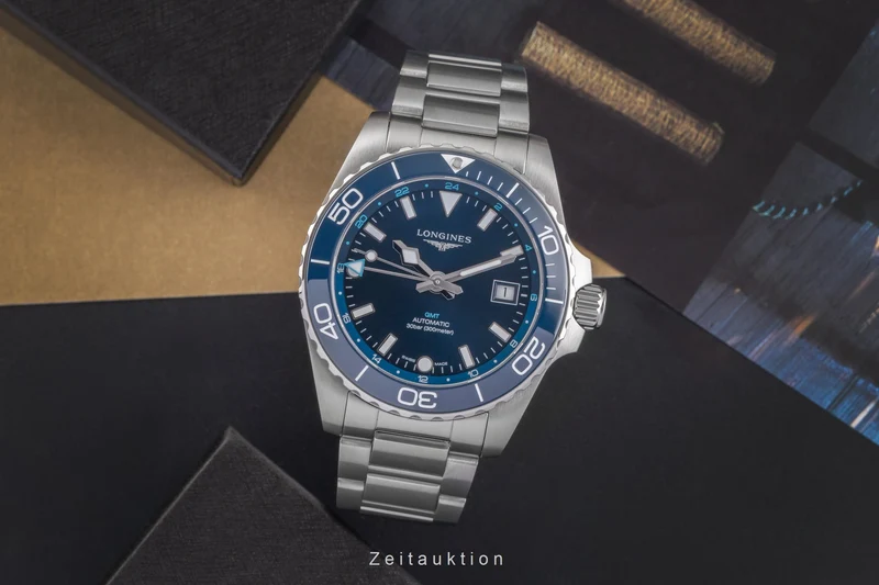 Longines Hydro Conquest steel automatic men's watch L3.790.4.96.6 LP: 3250EUR [2505436]