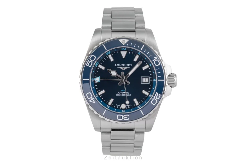 Longines Hydro Conquest steel automatic men's watch L3.790.4.96.6 LP: 3250EUR [2505436]