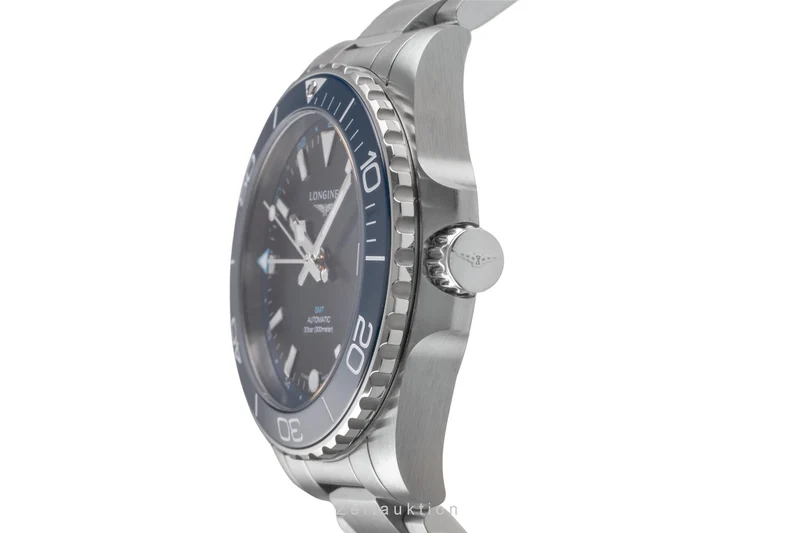 Longines Hydro Conquest steel automatic men's watch L3.790.4.96.6 LP: 3250EUR [2505436]