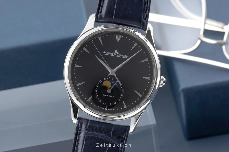 Jaeger LeCoultre Master Ultra Thin steel automatic men's watch Q1368470 , 176.8.64.S LP: 12500EUR [2504869]