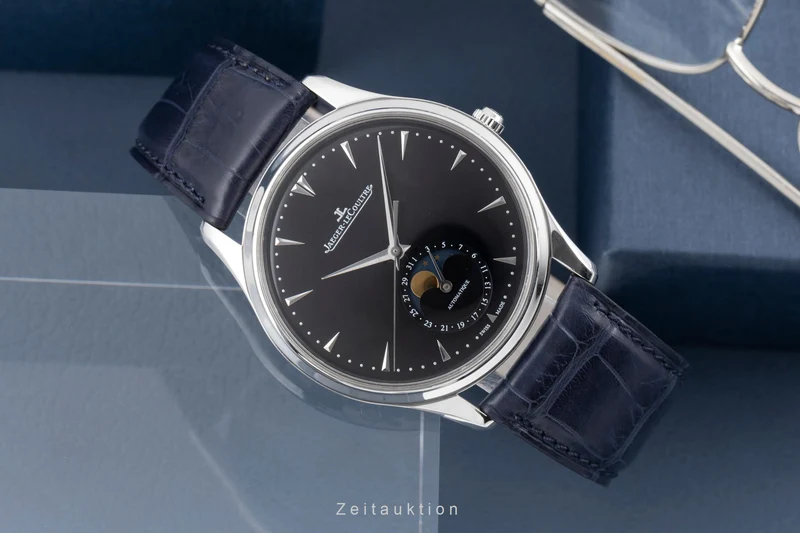 Jaeger LeCoultre Master Ultra Thin steel automatic men's watch Q1368470 , 176.8.64.S LP: 12500EUR [2504869]