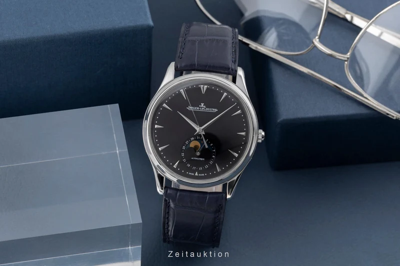 Jaeger LeCoultre Master Ultra Thin steel automatic men's watch Q1368470 , 176.8.64.S LP: 12500EUR [2504869]