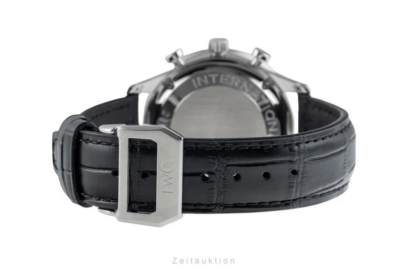 IWC Portugieser chronograph steel automatic men's watch IW371401 LP: 9100EUR [2504701]