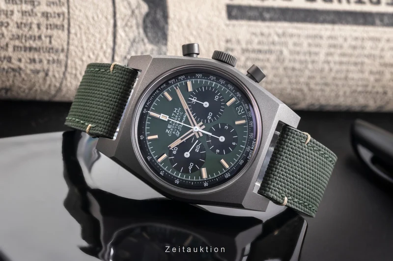 Zenith Chronomaster chronograph titanium automatic men's watch 97.T384.400/57.C856 [2505412]