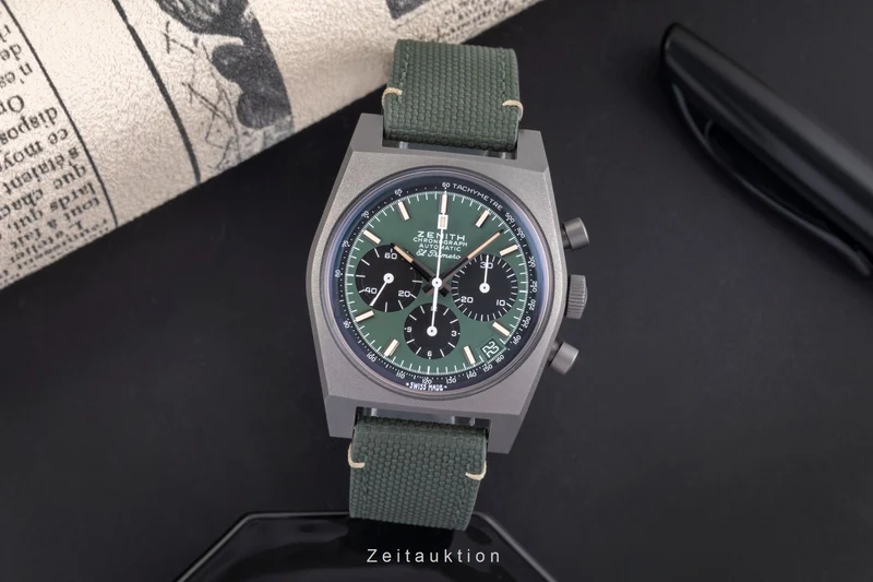 Zenith Chronomaster chronograph titanium automatic men's watch 97.T384.400/57.C856 [2505412]